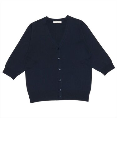 Vネック ニットカーディガン ベーシック