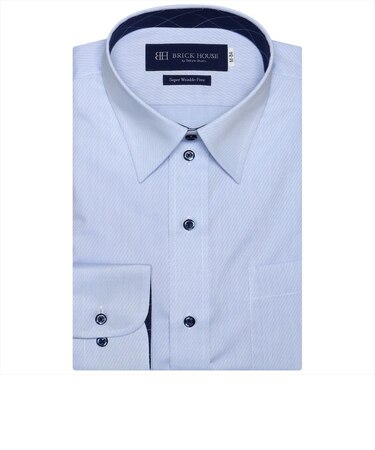 【超形態安定】 レギュラーカラー 長袖 ワイシャツ