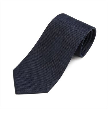 ネクタイ 絹100% ベーシック ネイビー ビジネス フォーマル