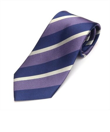 ネクタイ 絹100% パープル ビジネス フォーマル