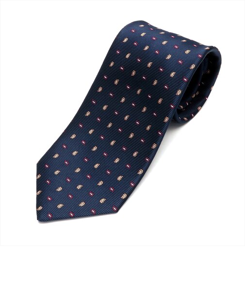 ネクタイ 日本製 絹100% 丹後 ネイビー ビジネス フォーマル