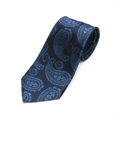 ネクタイ 日本製 絹100% ふじやま織 ネイビー ビジネス フォーマル