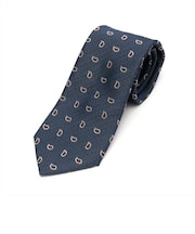 ネクタイ メランジ ネイビー ビジネス フォーマル