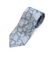 ネクタイ 絹100% サックス ビジネス フォーマル