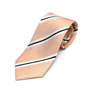 ネクタイ 絹100% オレンジビジネス フォーマル