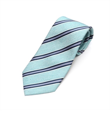 ネクタイ 麻混 グリーン ビジネス フォーマル