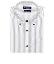 【超形態安定】 ボットーニ 半袖 形態安定 ワイシャツ 綿100%