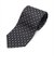 ネクタイ 日本製 絹100% 西陣織 チャコール ビジネス フォーマル
