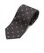 ネクタイ 日本製 絹100% 西陣織 チャコール ビジネス フォーマル