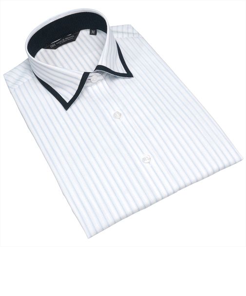 ワイド 七分袖 形態安定 レディースシャツ