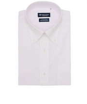 【超形態安定】 ボタンダウン 半袖 形態安定 ワイシャツ 綿100%