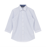 ワイド 七分袖 形態安定 レディースシャツ