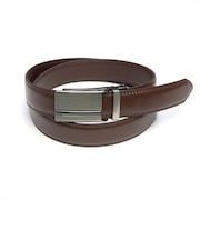 牛革ベルト リールロック式 サイズ調節可能 110cm メンズ