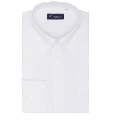 【透け防止】 ボタンダウン 長袖 形態安定 ワイシャツ