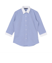 レギュラー 七分袖 形態安定 レディースシャツ クレリック