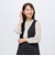 ボウタイブラウス ジョーゼット生地 長袖 レディース