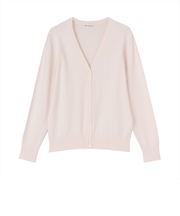 Vネックニットカーディガン レディース