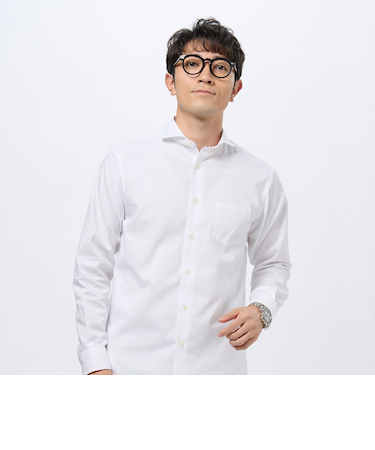 カラーテープ カジュアルシャツ ホリゾンタルワイド 長袖 メンズ