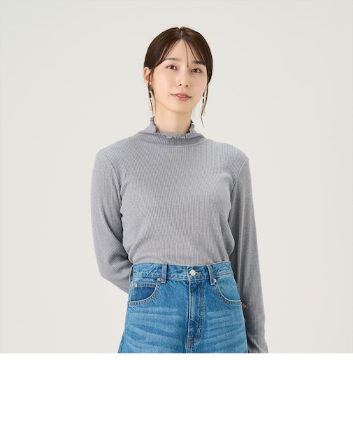 【Pitta Re:)】 ラメテレコインナーニット レディース