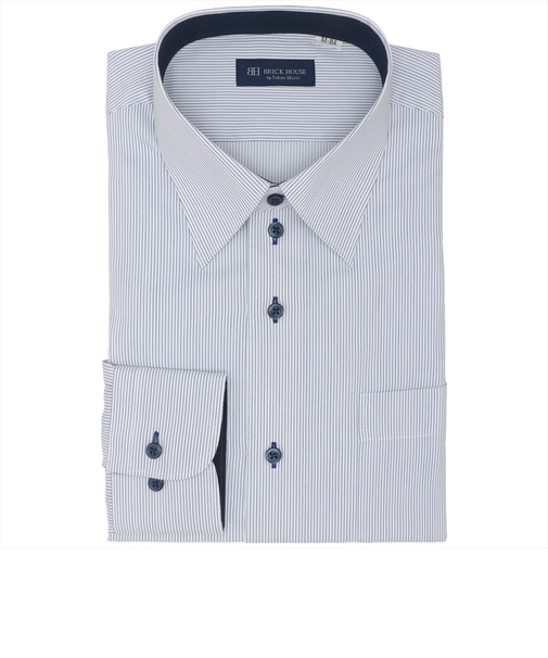 【透け防止】 レギュラー 長袖 形態安定 ワイシャツ