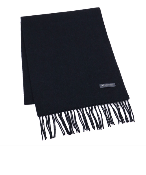 ウール100%マフラー ベーシック メンズ レディース