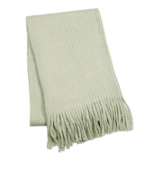 ラッセルリブ起毛ストール レディース