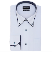 【超形態安定】 ボタンダウン 長袖 形態安定 ワイシャツ