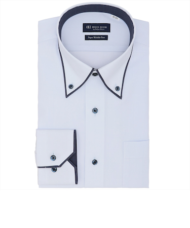 【超形態安定】 ボタンダウン 長袖 形態安定 ワイシャツ