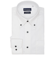 【超形態安定】 プレミアム ボタンダウン 長袖 形態安定 綿100% ワイシャツ