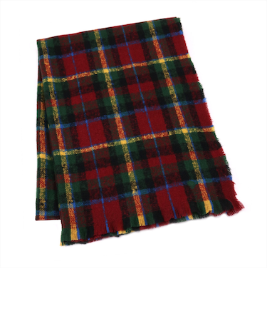 多色チェックストール レディース