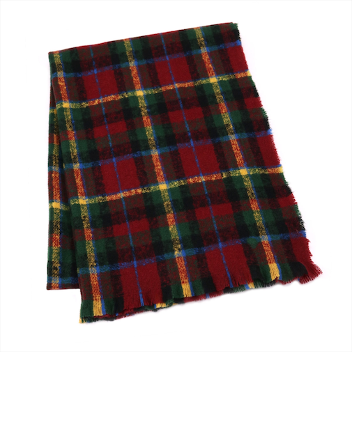 多色チェックストール レディース