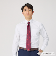 【ペコちゃん×TOKYO SHIRTS】 ボタンダウン 長袖 形態安定 ワイシャツ