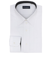 【透け防止】 レギュラー 長袖 形態安定 ワイシャツ