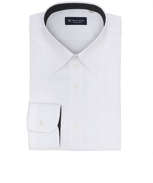 【透け防止】 レギュラー 長袖 形態安定 ワイシャツ