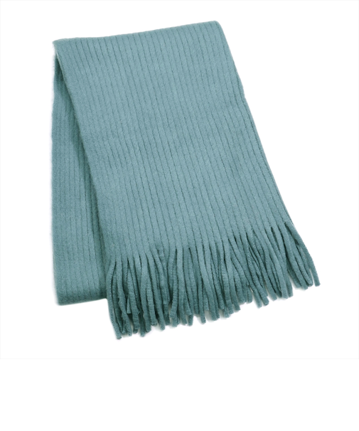 ラッセルリブ起毛ストール レディース