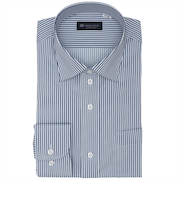 【透け防止】 ワイド 長袖 形態安定 ワイシャツ