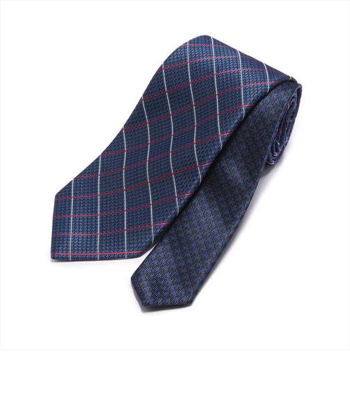 ネクタイ チェンジタイ グレンチェック ビジネス フォーマル
