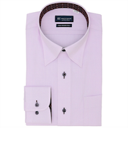 【超形態安定・大きいサイズ】 スナップダウン 長袖 形態安定 ワイシャツ