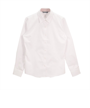 【透け防止】 レギュラー 長袖 形態安定 レディースシャツ