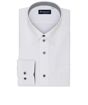 【透け防止】 レギュラー 長袖 形態安定 ワイシャツ