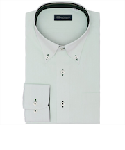 【透け防止】 ボタンダウン 長袖 形態安定 ワイシャツ