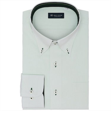 【透け防止】 ボタンダウン 長袖 形態安定 ワイシャツ