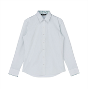 【透け防止】 レギュラー 長袖 形態安定 レディースシャツ