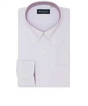 【透け防止】 ボタンダウン 長袖 形態安定 ワイシャツ