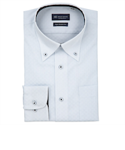 【超形態安定】 ボタンダウン 長袖 形態安定 ワイシャツ