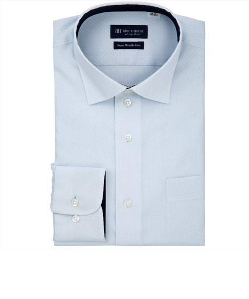 【超形態安定】 ワイド 長袖 形態安定 ワイシャツ