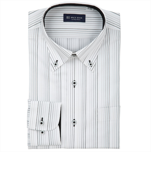 ボタンダウン 長袖 形態安定 ワイシャツ