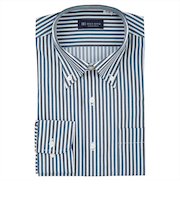 【透け防止】 ボタンダウン 長袖 形態安定 ワイシャツ