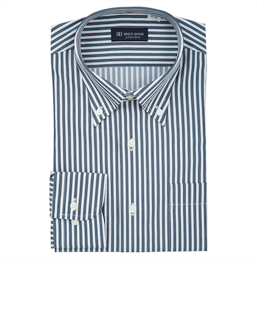 【透け防止】 ボタンダウン 長袖 形態安定 ワイシャツ