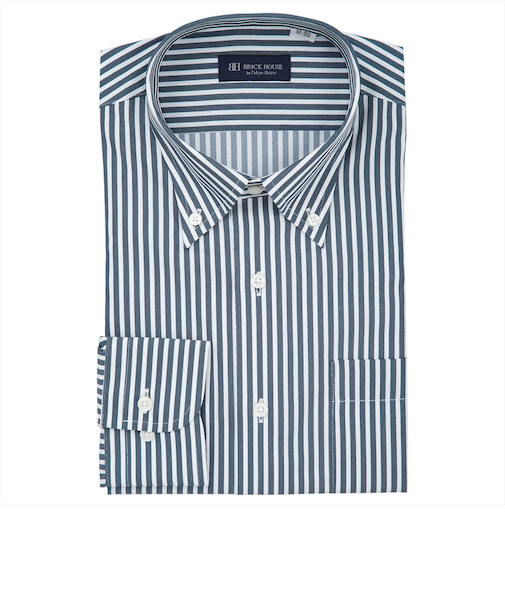 【透け防止】 ボタンダウン 長袖 形態安定 ワイシャツ